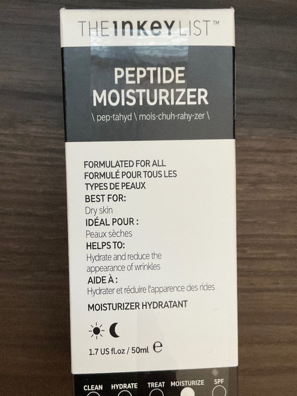 NWT The Inkey List Peptide Moisturizer 50 ml